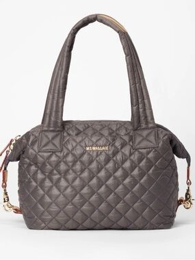 MZ Wallace Deluxe Sutter Quilted Tote Shoulder Bag